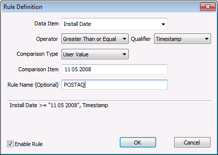 Rule Definition